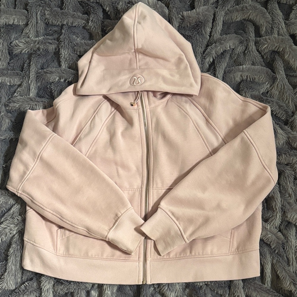 lululemon Pink Oversized Scuba Full Zip Hoodie XL/XXL